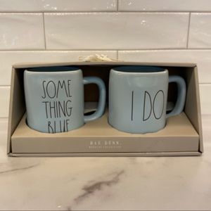 RAE DUNN I Do & Something Blue Wedding Mugs